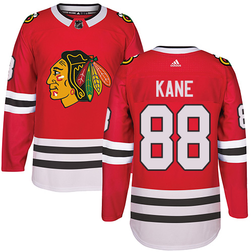Men's Chicago Blackhawks #88 Patrick Kane Red Adidas Stitched NHL Jersey